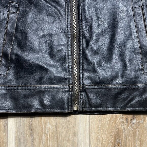 Hemisphere Brown Faux Leather Boys Jacket - Size 7 - Picture 10 of 16